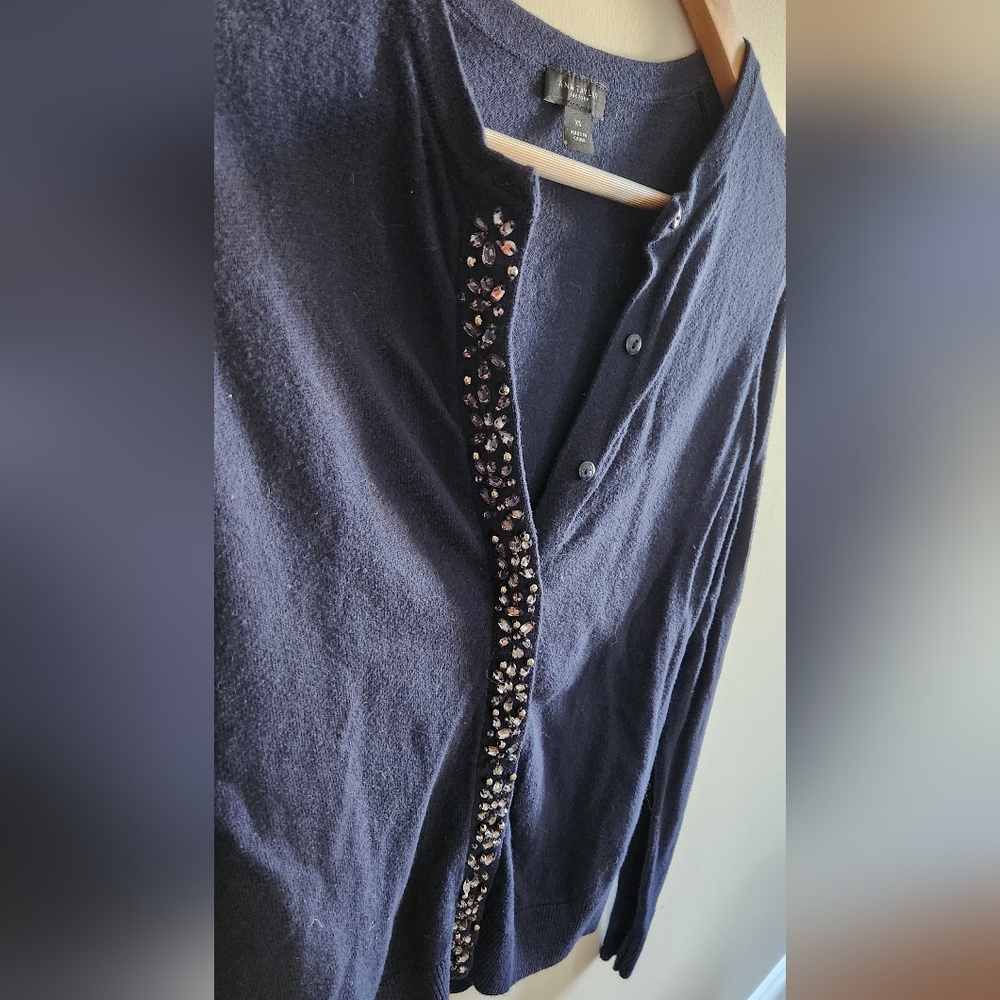 Ann Taylor Jeweled Cardigan